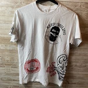Men’s White T-shirt Size Large Goon Squad